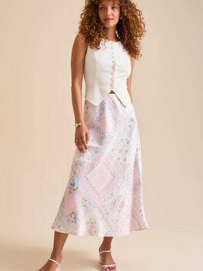Emery Floral Midi Skirt - TULLABEE