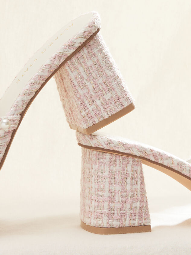 Opal Plaid Heels Detail 3 - TULLABEE