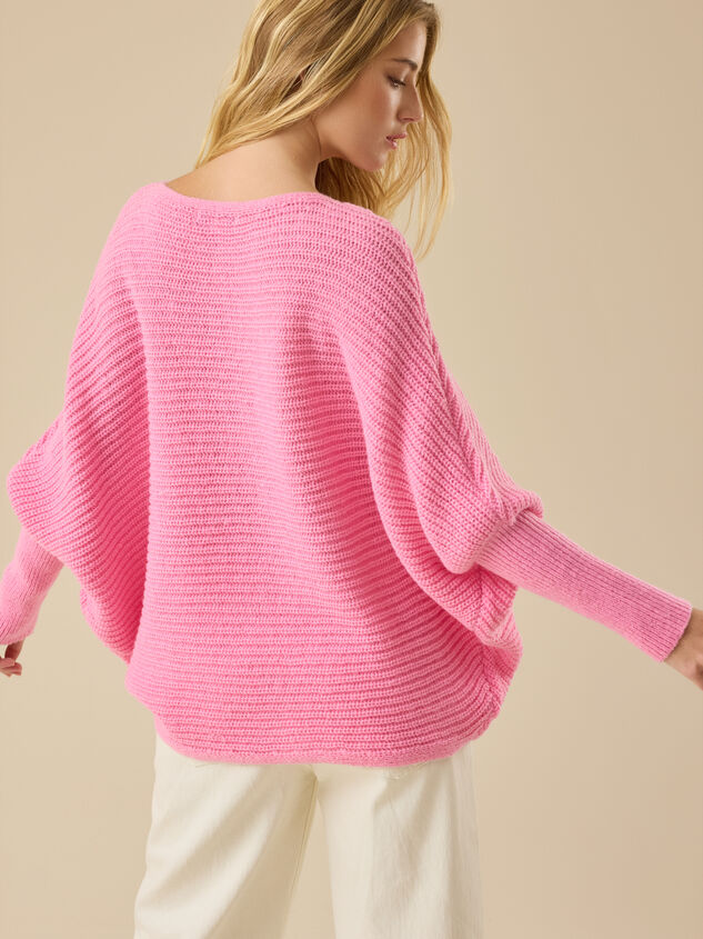 Arlet Ribbed Dolman Sweater Detail 5 - TULLABEE