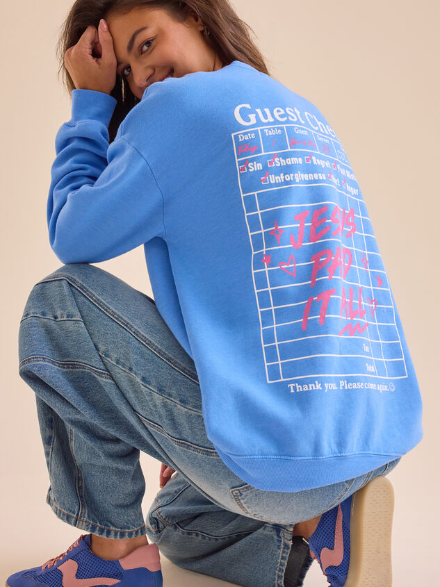 Jesus Paid Crewneck - TULLABEE