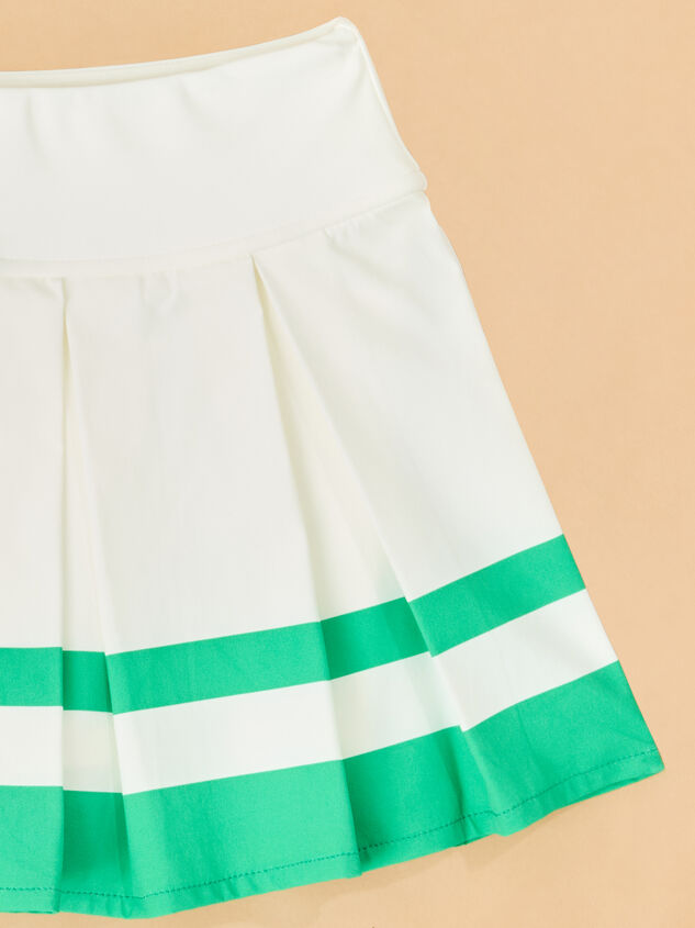 Pippin Pleated Cheer Skirt Detail 3 - TULLABEE