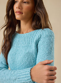 Stormy Off-Shoulder Sweater Detail 3 - TULLABEE