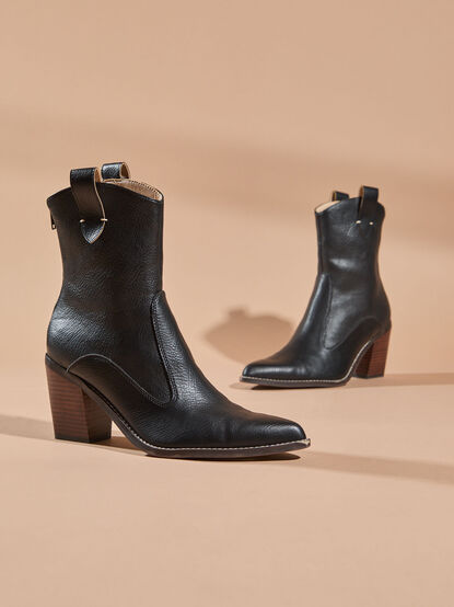Tara Ankle Western Booties - TULLABEE