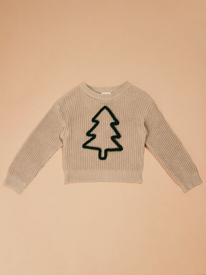 Evergreen Knit Sweater - TULLABEE