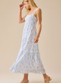 Kennedy Floral Maxi Dress Detail 4 - TULLABEE