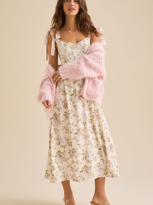 Bailey Floral Maxi Dress Detail 3 - TULLABEE