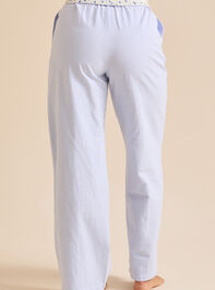 Sonia Stripe Lounge Pant Detail 5 - TULLABEE