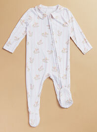 Vintage Rocking Horse Footie Detail 3 - TULLABEE