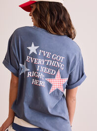 Everything I Need Oversized Tee Detail 2 - TULLABEE