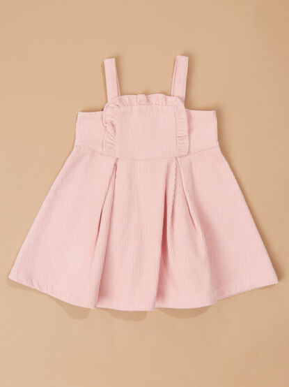 Cary Corduroy Ruffle Jumper - TULLABEE