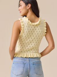 Ollie Tie Front Top Detail 4 - TULLABEE