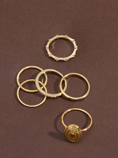 Oval Locket Ring Set - TULLABEE