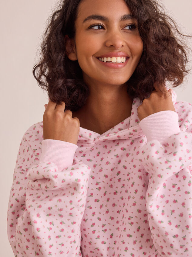 Rosy Reset Hoodie Detail 3 - TULLABEE