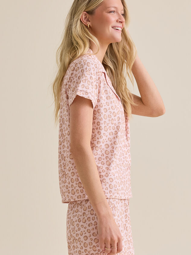 Lulu Leopard Mama PJ Set Detail 5 - TULLABEE