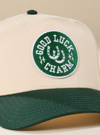 Good Luck Charm Trucker Hat Detail 2 - TULLABEE