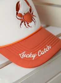 Lucky Catch Trucker Hat Detail 2 - TULLABEE
