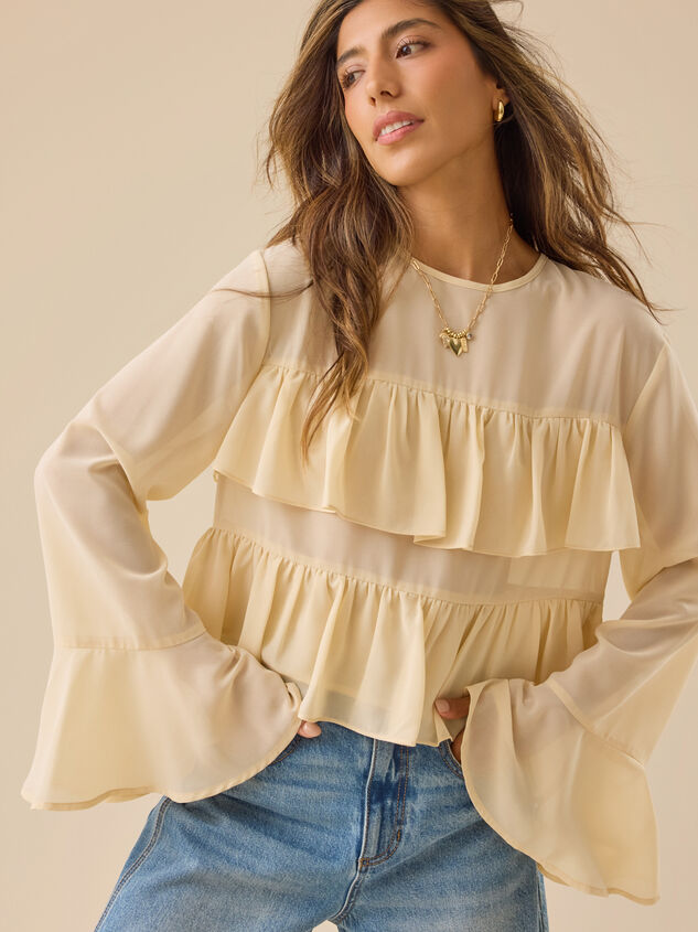 Wrenley Ruffle Top - TULLABEE