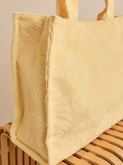 Palm Paradise Terry Knit Tote - TULLABEE