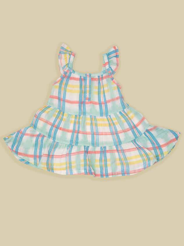 Lainee Toddler Plaid Dress Detail 2 - TULLABEE