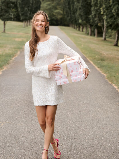 Delaney Sequin Mini Dress - TULLABEE