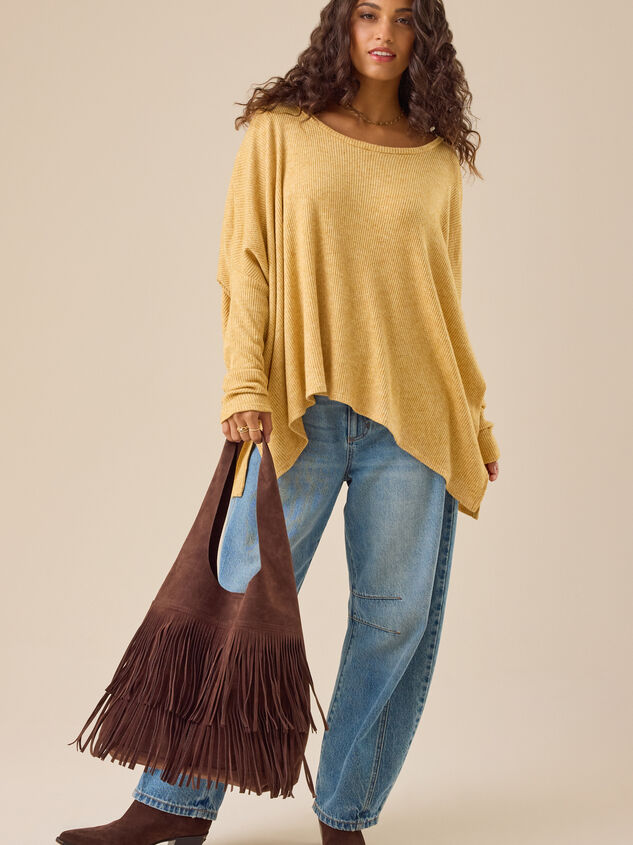 Tracie Waffle Knit Tunic Detail 2 - TULLABEE