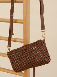 Knotted Foldover Crossbody Detail 3 - TULLABEE