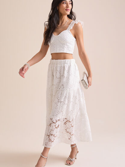 Prew Eyelet Tank - TULLABEE