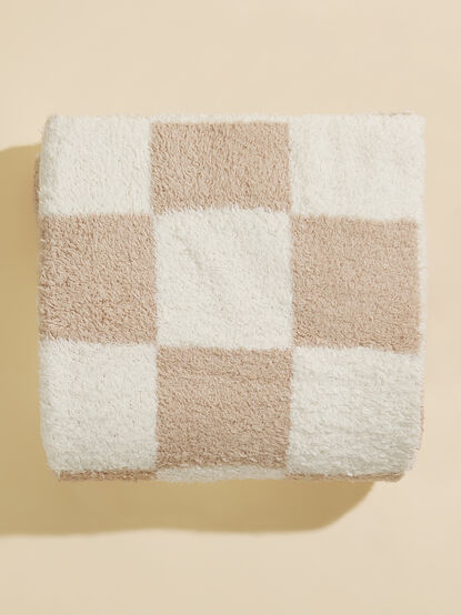 Checkered Plush Blanket - TULLABEE