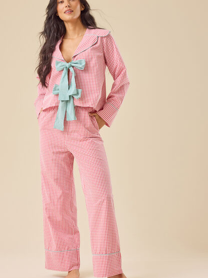 Emerie Tie Front Sleep Top - TULLABEE