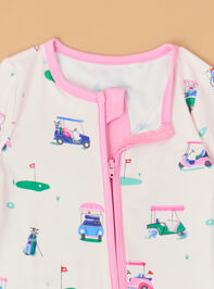 Vivian Vintage Golf Romper Detail 2 - TULLABEE