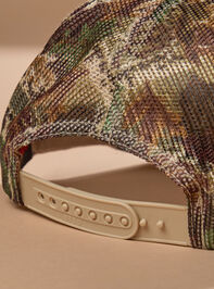 Sweetheart Camo Trucker Hat Detail 3 - TULLABEE
