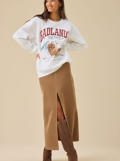 Badlands Bison Pullover - TULLABEE