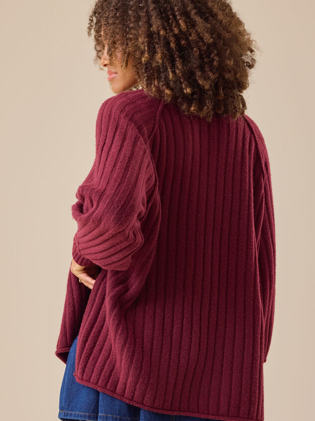 Gabby Ribbed Sweater Detail 3 - TULLABEE