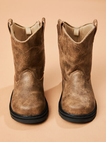 Noah Distressed Booties - TULLABEE