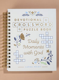 Daily Moments with God Devotional Crossword Puzzle Book - TULLABEE
