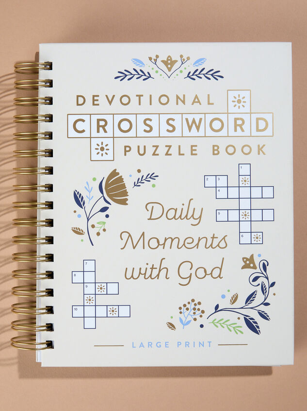 Daily Moments with God Devotional Crossword Puzzle Book - TULLABEE