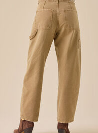 Ida High Rise Carpenter Pant Detail 7 - TULLABEE