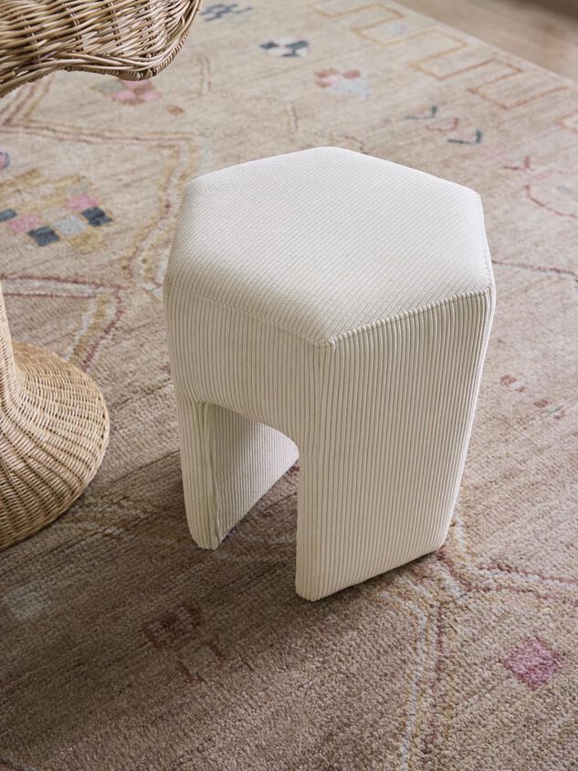 Fennel Upholstered Stool Detail 5 - TULLABEE