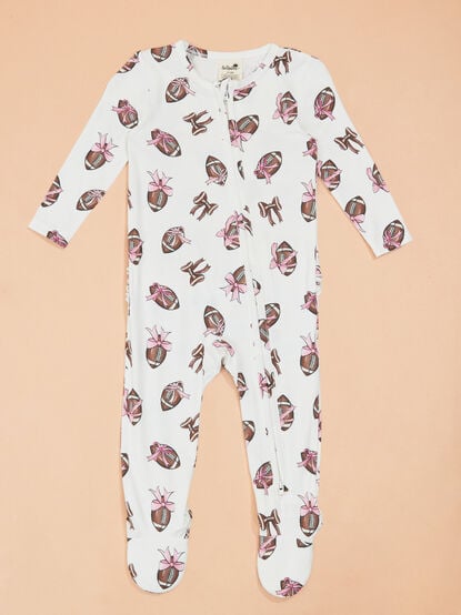 Touchdown Twirl Footie - TULLABEE