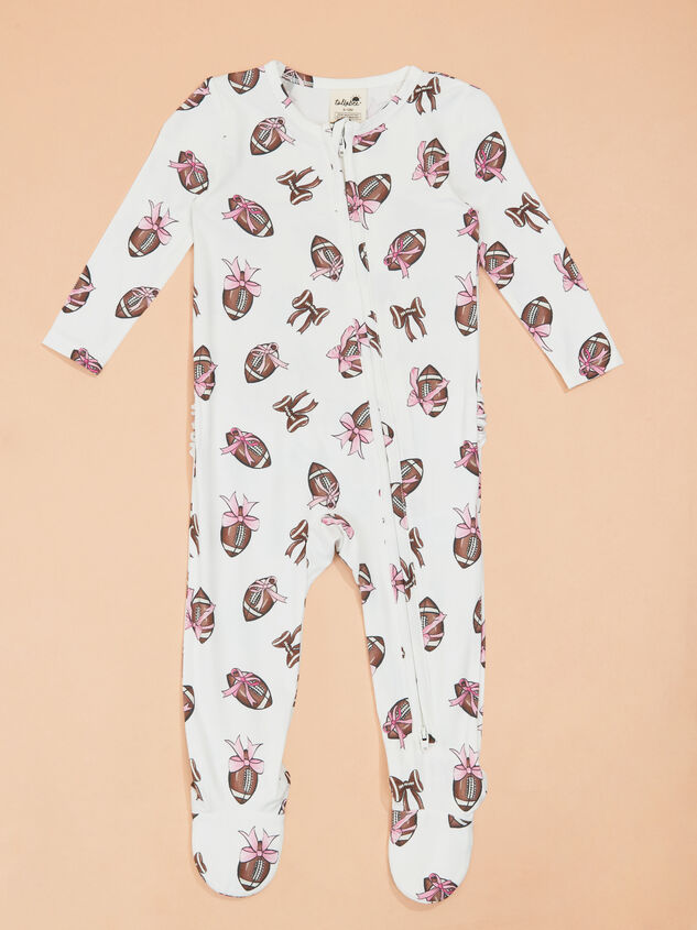 Touchdown Twirl Footie Detail 2 - TULLABEE