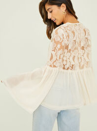 Rosemary Lace Tunic Top Detail 4 - TULLABEE
