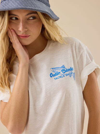 Outer Banks Tackle Shop Oversized Tee - TULLABEE