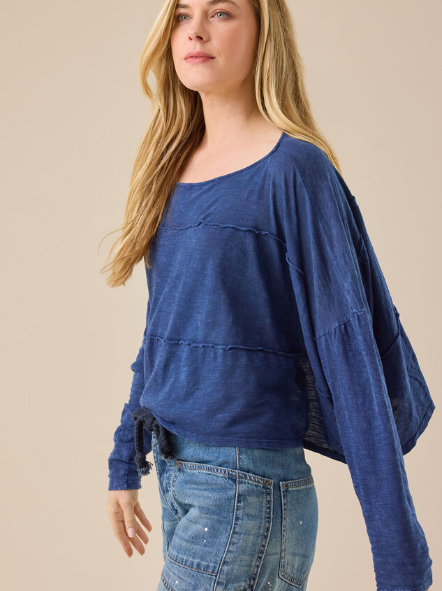 Joy Tiered Crop Top Detail 4 - TULLABEE