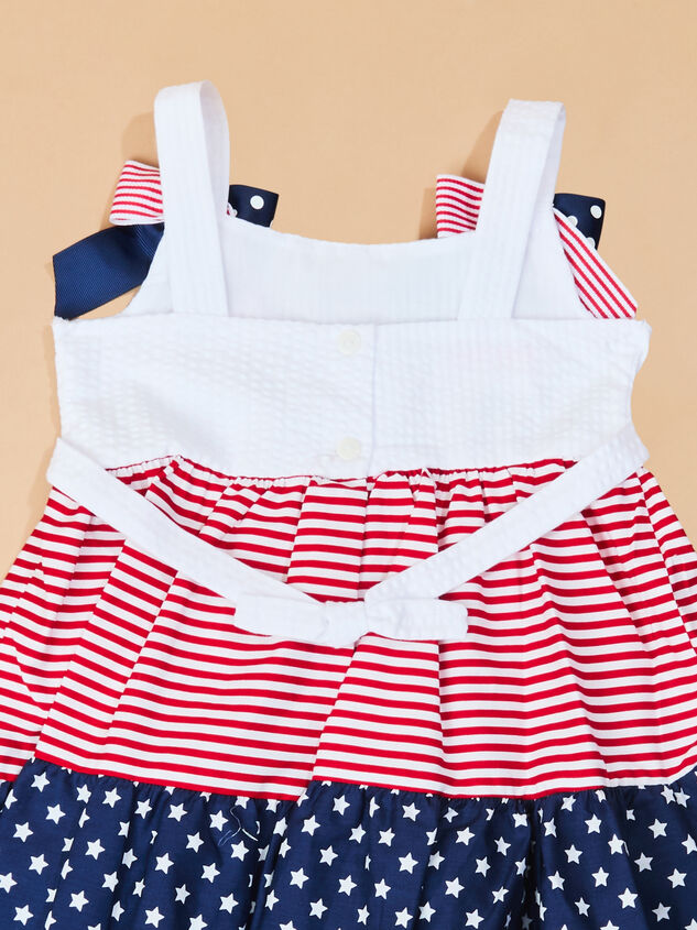 America Bow Dress Detail 3 - TULLABEE
