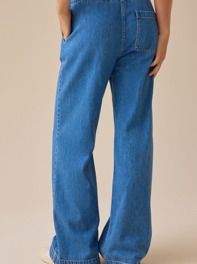 Bissette Wide Leg Jeans Detail 5 - TULLABEE