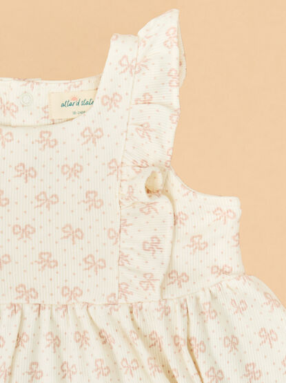 Vintage Mini Bows Tank & Shorts Set - TULLABEE