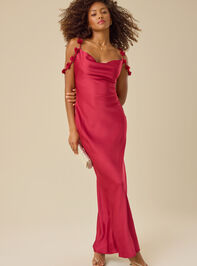 Scarlett Satin Maxi Dress - TULLABEE