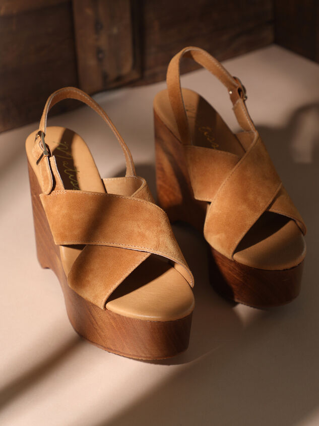 Fox Wood-Bottom Platform Wedges by Matisse Detail 4 - TULLABEE