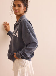 LA Quarter Snap Pullover Detail 5 - TULLABEE