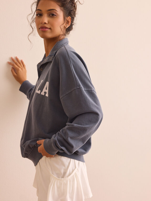 LA Quarter Snap Pullover Detail 5 - TULLABEE